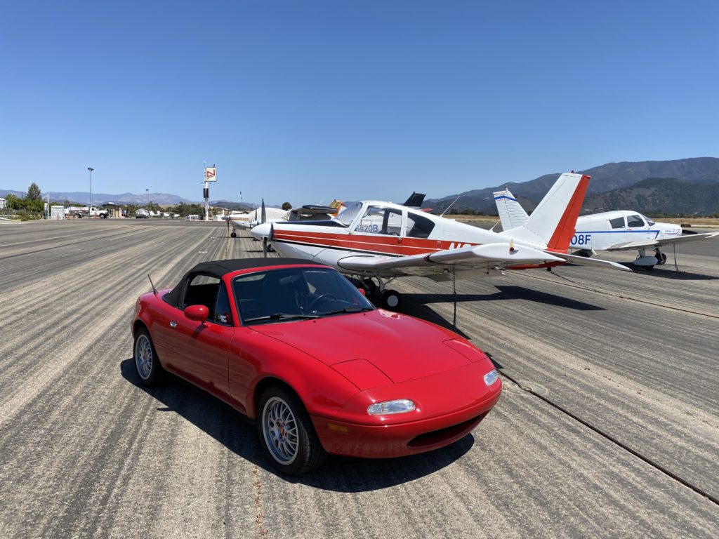 Mazda Miata and Gardan GY-80-180