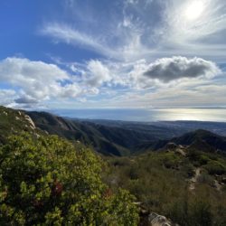 Scenery above Santa Barbara